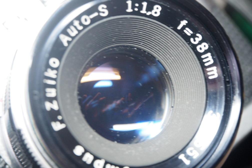 【ハーフミラー交換】美品オリンパスペンFT+F.Zuiko38mm1.8付 フルセット ジャンク_画像8