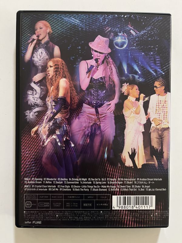 B36247　中古DVD◆DOUBLE BEST LIVE We R&B (初回限定/Complete盤)　２枚組_画像2
