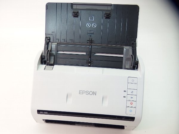 ■○ EPSON／DS-530 A4 高速両面スキャン シートフィードスキャナー レシート/薄い伝票/長尺紙/カード類 スキャンOK_画像2