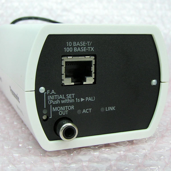 ◇■10台入荷 【簡単設定!美品です!】 Panasonic/パナソニック i-PRO EXTREME WV-S1110V 屋内HDボックス型 ネットワーク監視カメラ_画像6