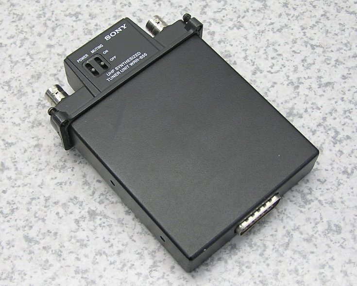 ■2台在庫有り SONY/ソニー カムコーダースロットインレシーバー UHFシンセサイザーチューナーユニット WRR-855 少々難有 送料一律600円_画像1