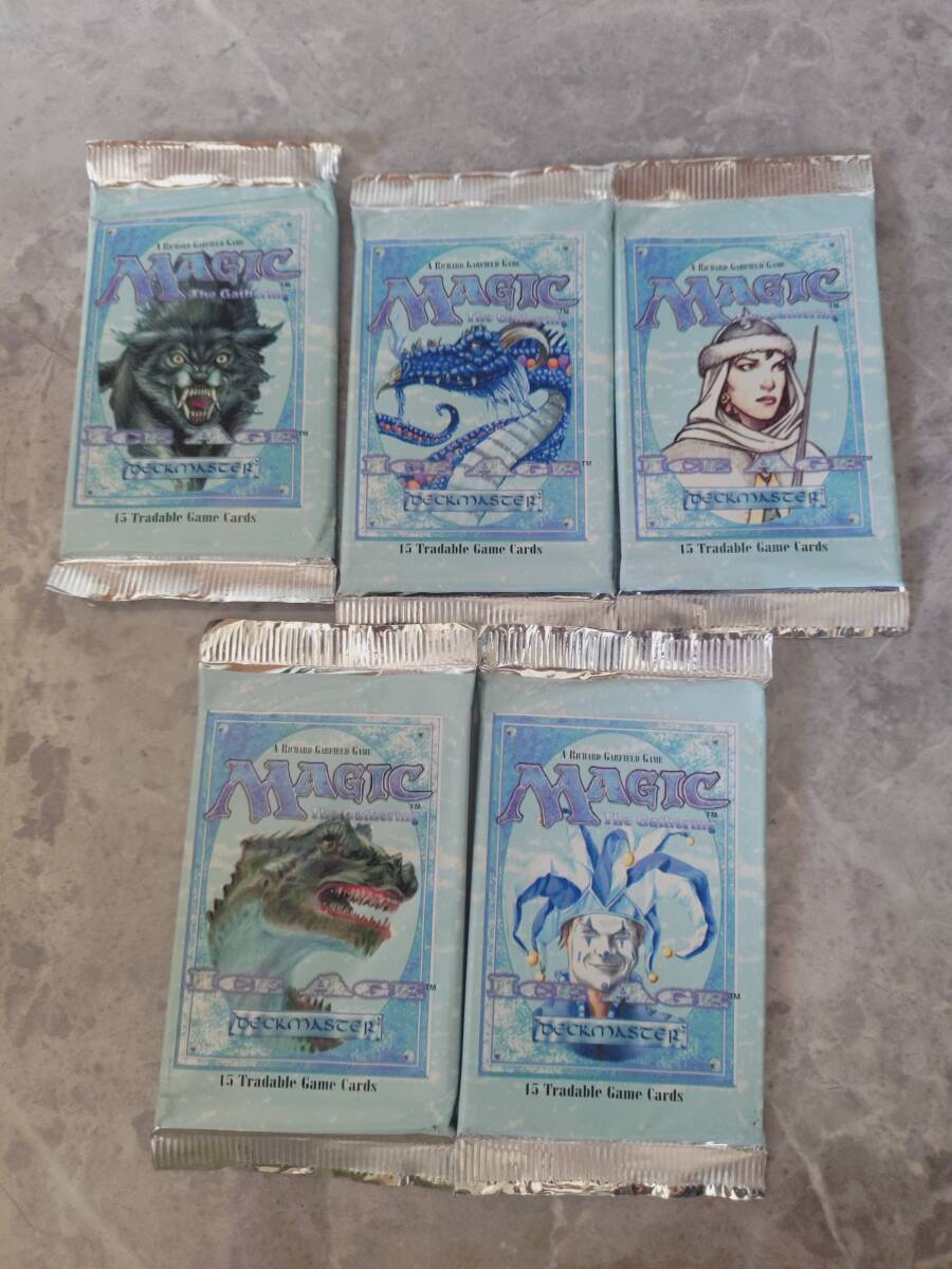 マジック・ザ・ギャザリング　MTG アイスエイジ　ICE AGE ブースターパック５パック　英語版②_画像1