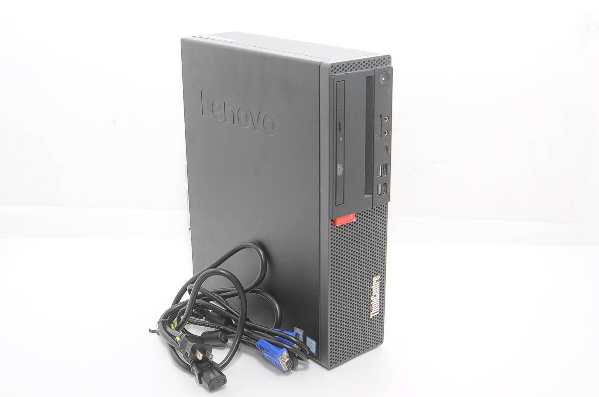[MBQ39]Windows11pro レノボ i5-8400 M8GB HDD500GB Lenovo ThinkCentre M720s デスクトップ パソコン 2018年製_画像1