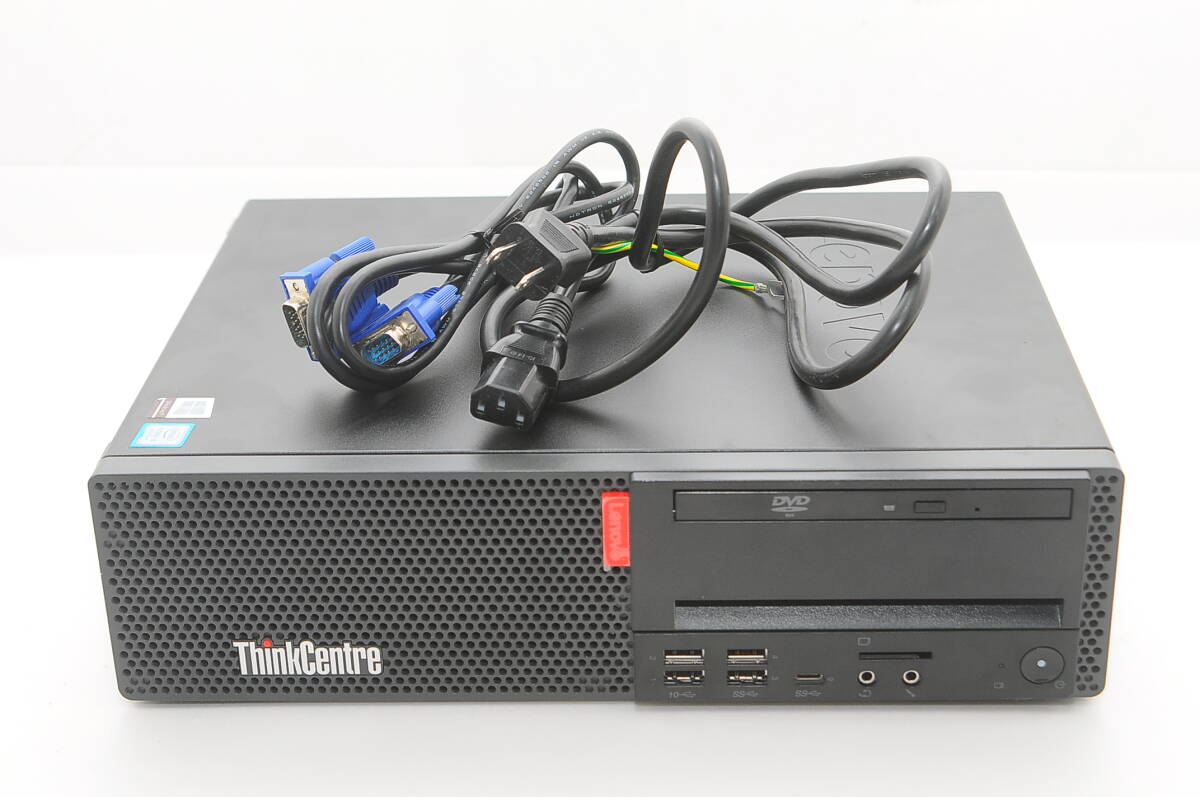 [MBQ39]Windows11pro レノボ i5-8400 M8GB HDD500GB Lenovo ThinkCentre M720s デスクトップ パソコン 2018年製_画像2