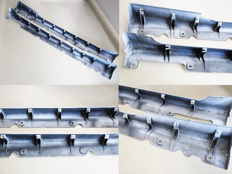 TOYOTA★トヨタ純正ST202セリカ後期サイドステップ左右セット白(塗装あり)★Celica旧車サイドスカートCELICA★中古品D-000184の画像7