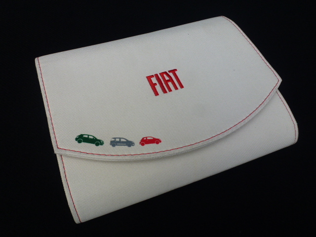 【美品！最安値！】FIAT 純正 車検証ケース フィアット 500 パンダ 500X 500C 500S 500e 500L 600e チンクチェント プント バルケッタ_画像1
