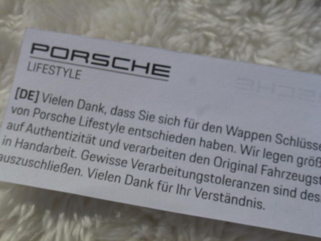 【新品！純正！】ポルシェ 千鳥格子 ペピタ キーホルダー カイエン マカン ボクスター 911 カブリオレ 718 ケイマン スパイダー パナメーラ_画像9