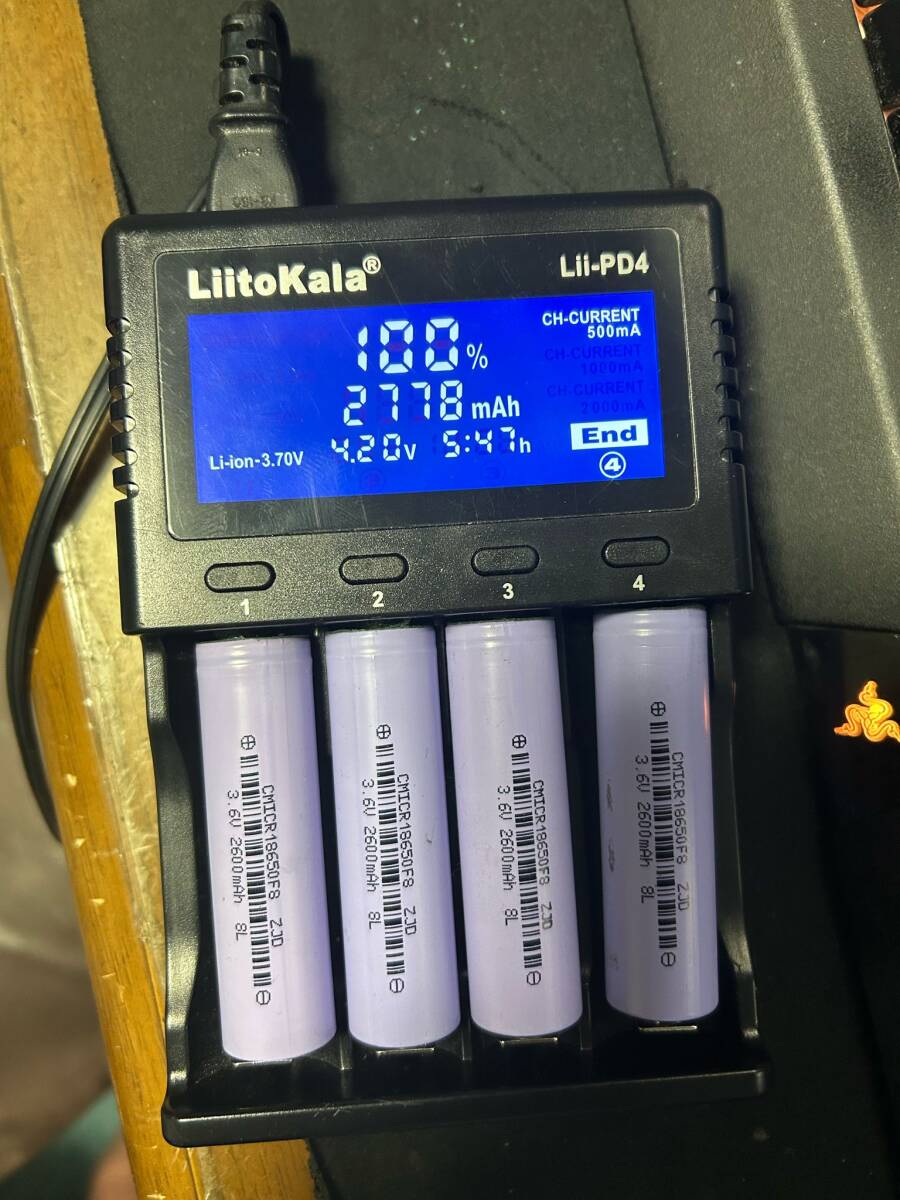 [ рабочий товар ]CMICR18650F8 18650 lithium батарейка 2600mAH 10 шт. комплект 