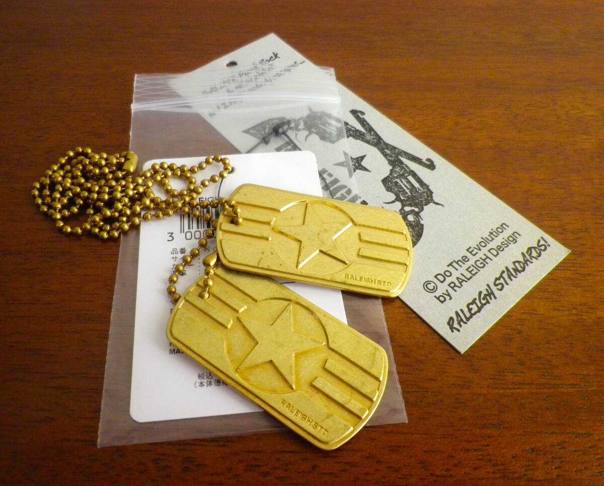 新品 RALEIGH ID ドッグタグ ネックレス RED MOTEL ラリー PERMANENT SLIDER ザモッズ COLTS MACKSHOW CLASH STRUMMERS ROCKERS RAT FINK_画像2