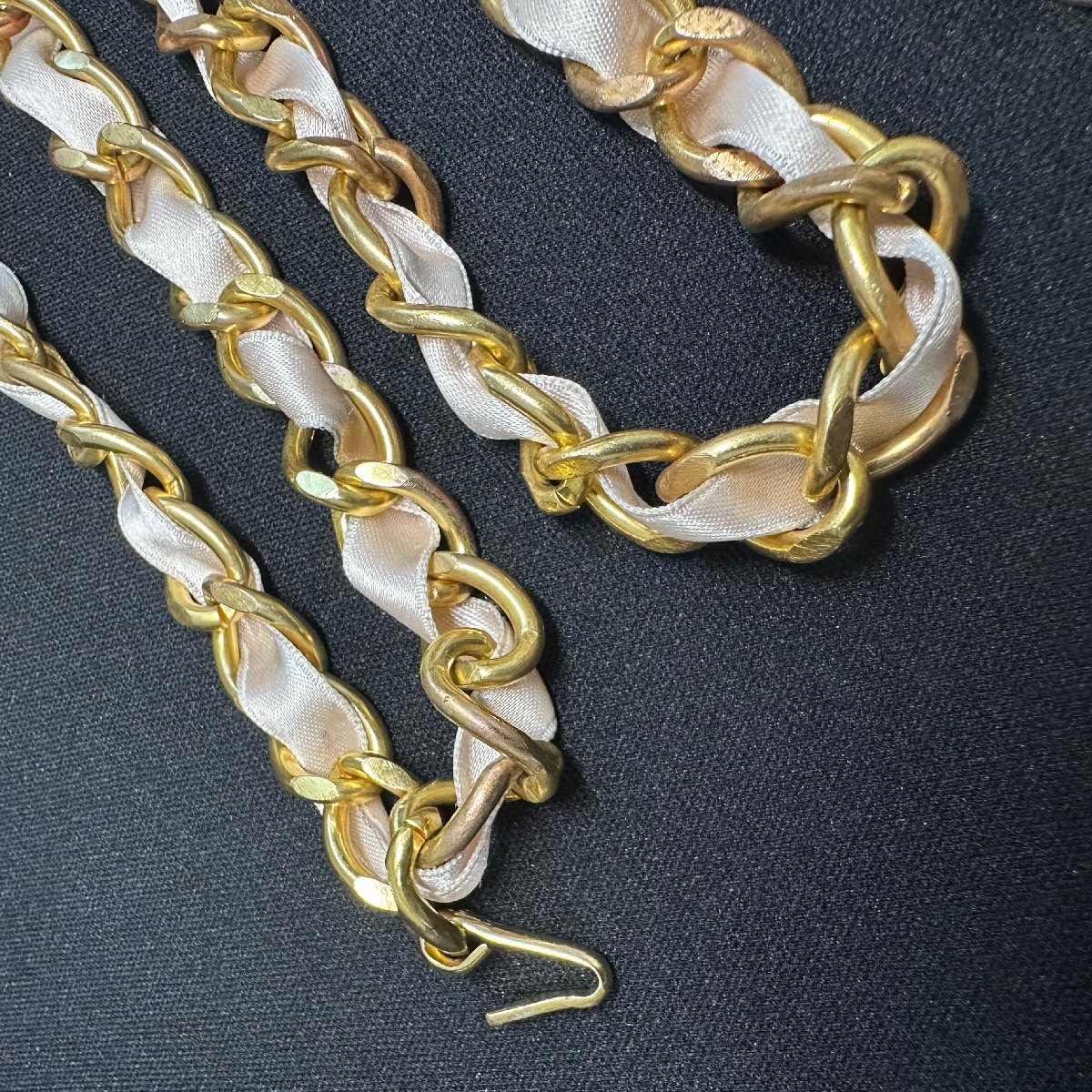 q4893 ヴィンテージ　チェーンベルト　レディースベルト　アクセサリー小物　ファッション小物　まとめ売り_画像4