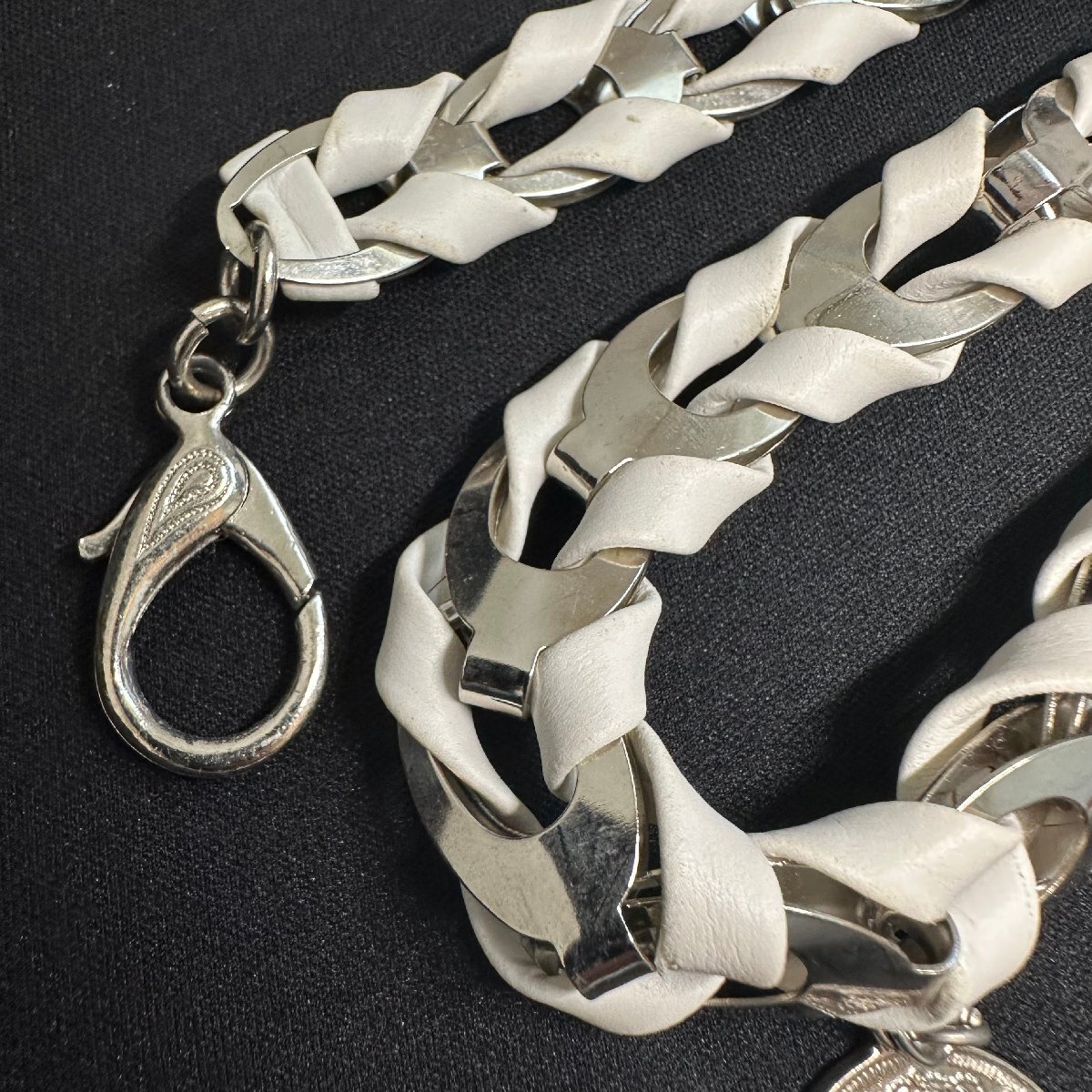 q4893 ヴィンテージ　チェーンベルト　レディースベルト　アクセサリー小物　ファッション小物　まとめ売り_画像10