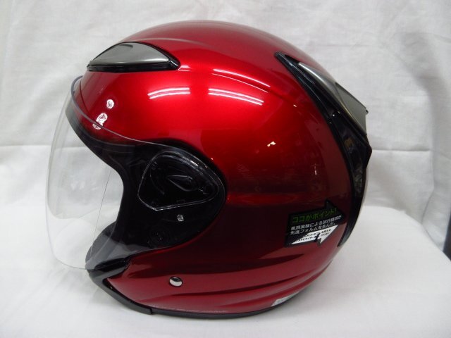 h6089 прекрасный товар OGK kabuto Kabuto AVAND шлем красный M размер full-face шлем 57cm~58cm