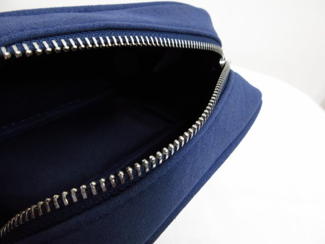 ｍ3586 箱付き未使用保管品　Calvin Klein　ポーチ　ネイビー　ノベルティ　Long Pouch　サイズ約19×7×9cm　カルバンクライン_画像5