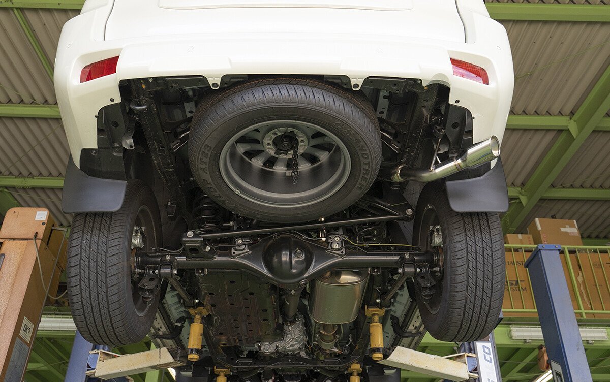 【メーカー在庫品】トラスト グレッディ XROSSエキゾースト S-Style マフラー ランクルプラド TRJ150W 後期 2TR-FE 安心JASMA認定マフラー_画像2