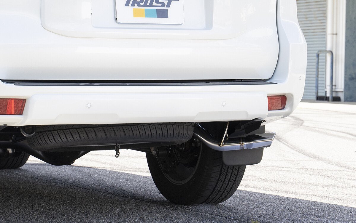 【メーカー在庫品】トラスト グレッディ XROSSエキゾースト S-Style マフラー ランクルプラド TRJ150W 後期 2TR-FE 安心JASMA認定マフラー_画像4