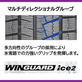 2025年製 155/65R13 73T スタッドレスタイヤ 新品 ネクセン WINGUARD ice2 単品 4本セット価格 冬タイヤ 正規品 13インチ_画像5