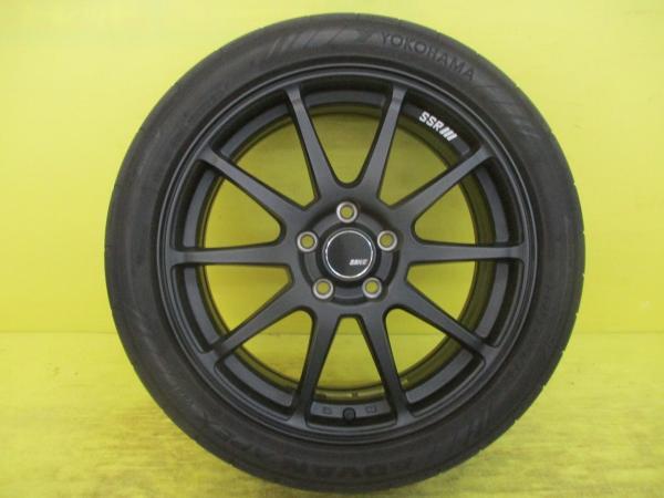 ◆レヴォーグに◆2023年製国産中古夏タイヤ付◆SSR GTV02 + ヨコハマ アドバンAPEX V601 225/45R18インチ◆VMG VNH等 4本 足利_画像2