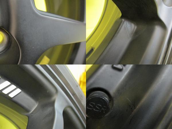 ◆レヴォーグに◆2023年製国産中古夏タイヤ付◆SSR GTV02 + ヨコハマ アドバンAPEX V601 225/45R18インチ◆VMG VNH等 4本 足利_画像6