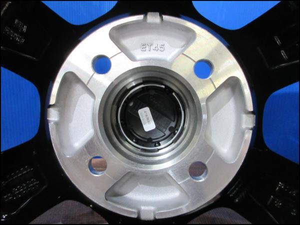 【送料無料】VENES FS01 SUV【5.0J 15インチ +45 4H PCD100】ブラックポリッシュ 新品 オリジナル アルミホイール 単品 4本セット価格_画像6