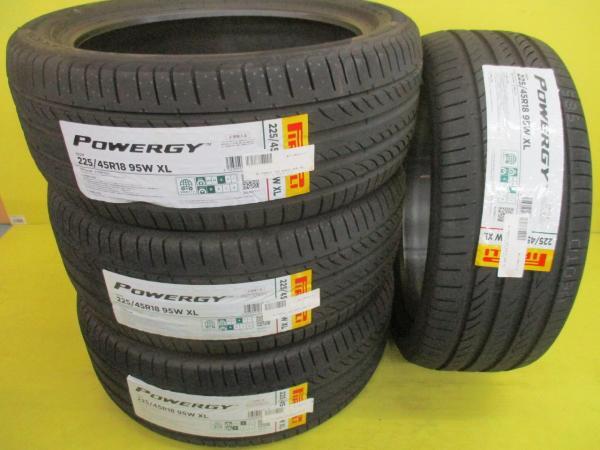 ◆2023年製新品夏タイヤ付◆エンケイPF03 5H114.3 7.5J +48◆ピレリ パワジー 225/45R18インチ◆レヴォーグオデッセイ等 4本セット 足利_画像2