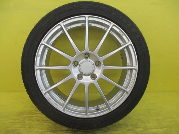 ◆2023年製新品夏タイヤ付◆エンケイPF03 5H114.3 7.5J +48◆ピレリ パワジー 225/45R18インチ◆レヴォーグオデッセイ等 4本セット 足利_画像6