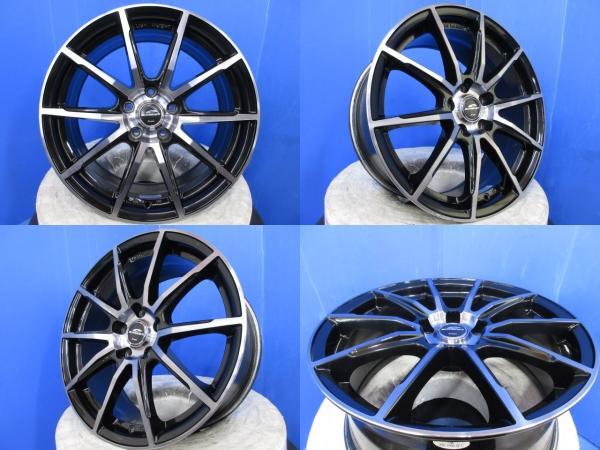 RAV4 ハリアー 4本セット 18インチ アルミホイール 5穴PCD114.3 新品 国産スタッドレスタイヤ 225/60R18 SUV用 DUNLOP 冬タイヤ 冬用タイヤ_画像8