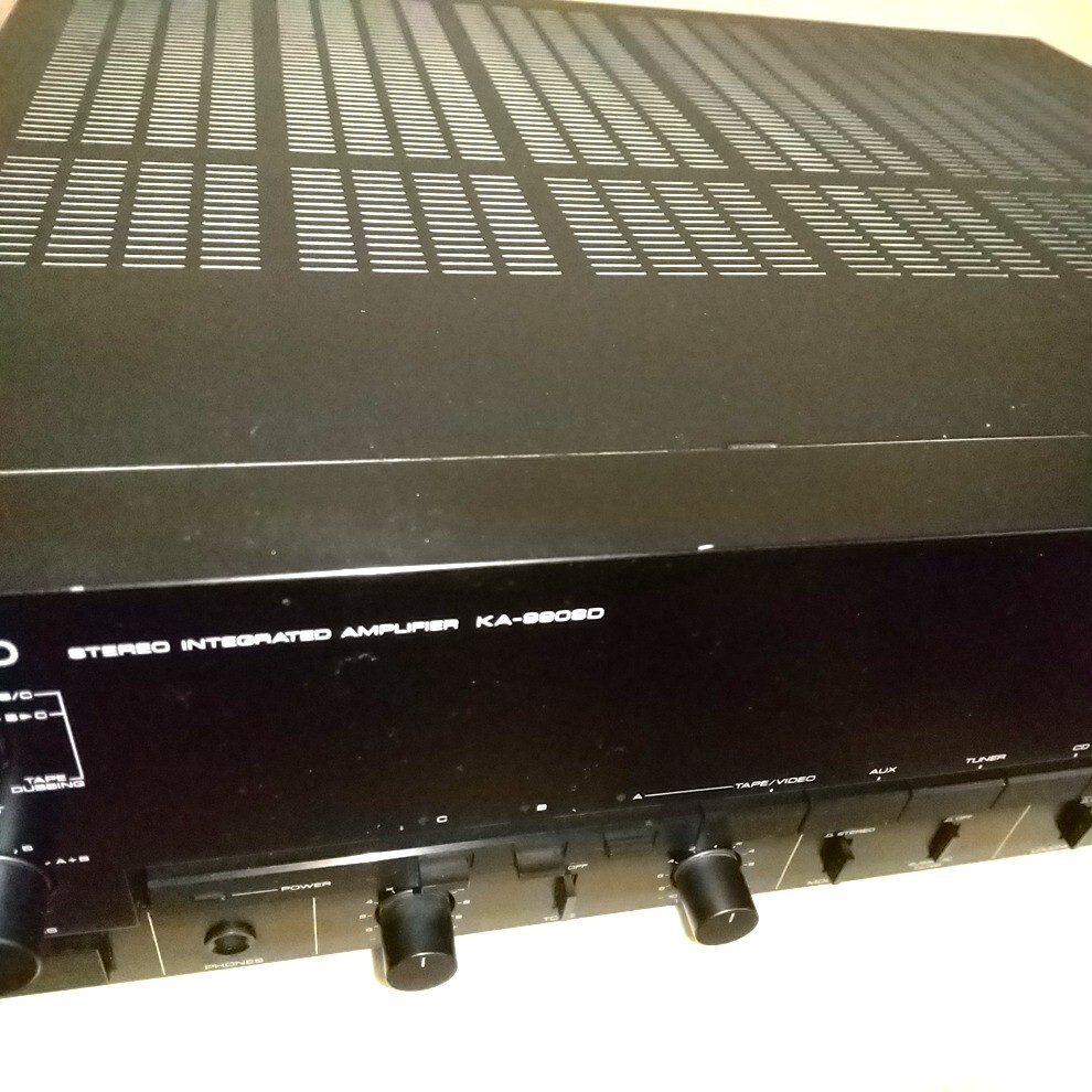 Super DLD(Dynamic Linear Drive)サーキットを採用のプリメインアンプ 出音確認・清掃済 KENWOOD/ケンウッド プリメインアンプ KA-990SD_画像2