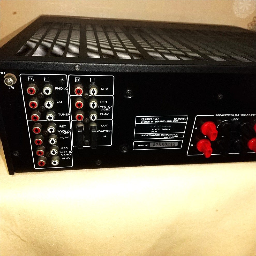 Super DLD(Dynamic Linear Drive)サーキットを採用のプリメインアンプ 出音確認・清掃済 KENWOOD/ケンウッド プリメインアンプ KA-990SD_画像4