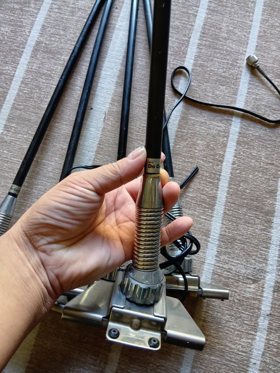 希少 レア NTT DOCOMO ドコモ アンテナ TZ-840形 1本　旧車 ヤン車 レトロ 自動車 電話_画像2