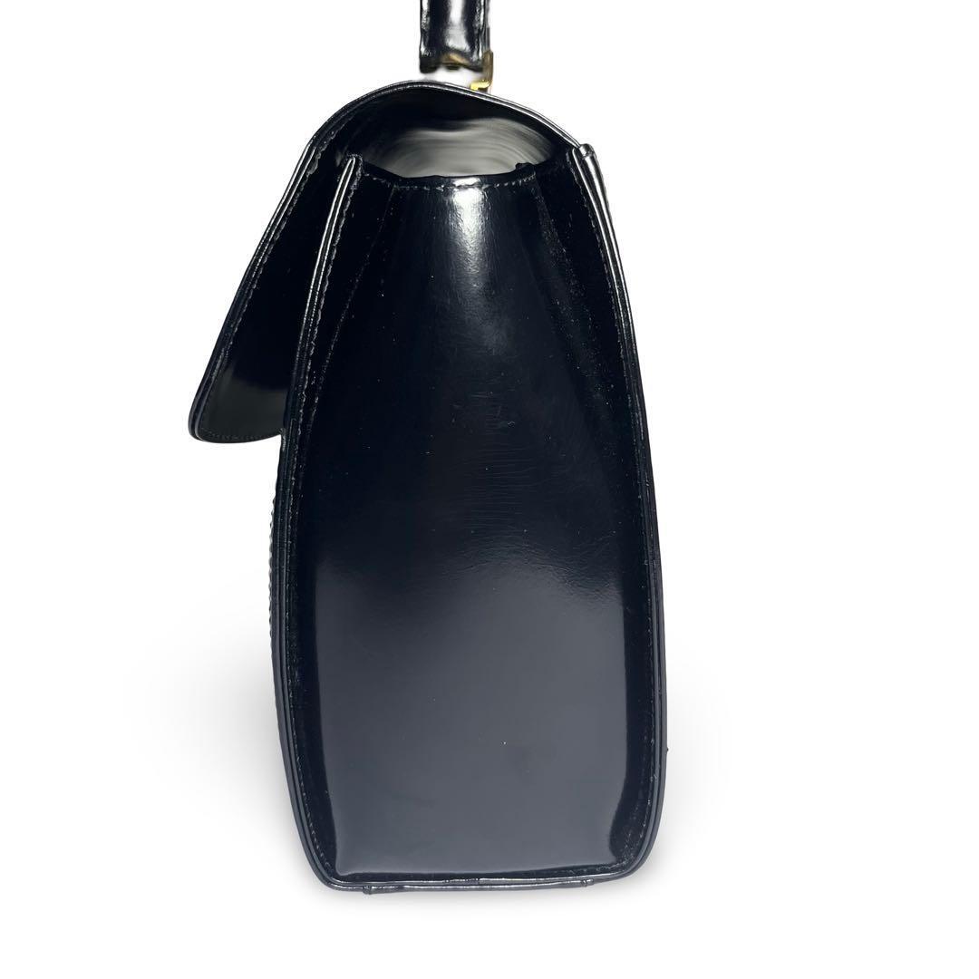 ラモーダエレガンス フォーマル ゴールド金具 ハンドバッグ 本革_画像2