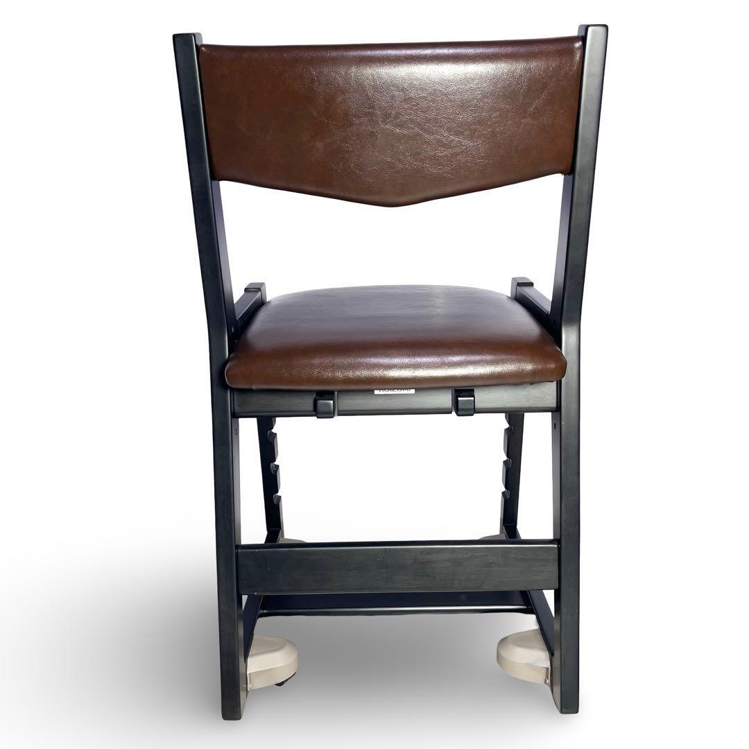 美品コイズミファニテック Rutra チェア SDC-738 ダークブラウン_画像2