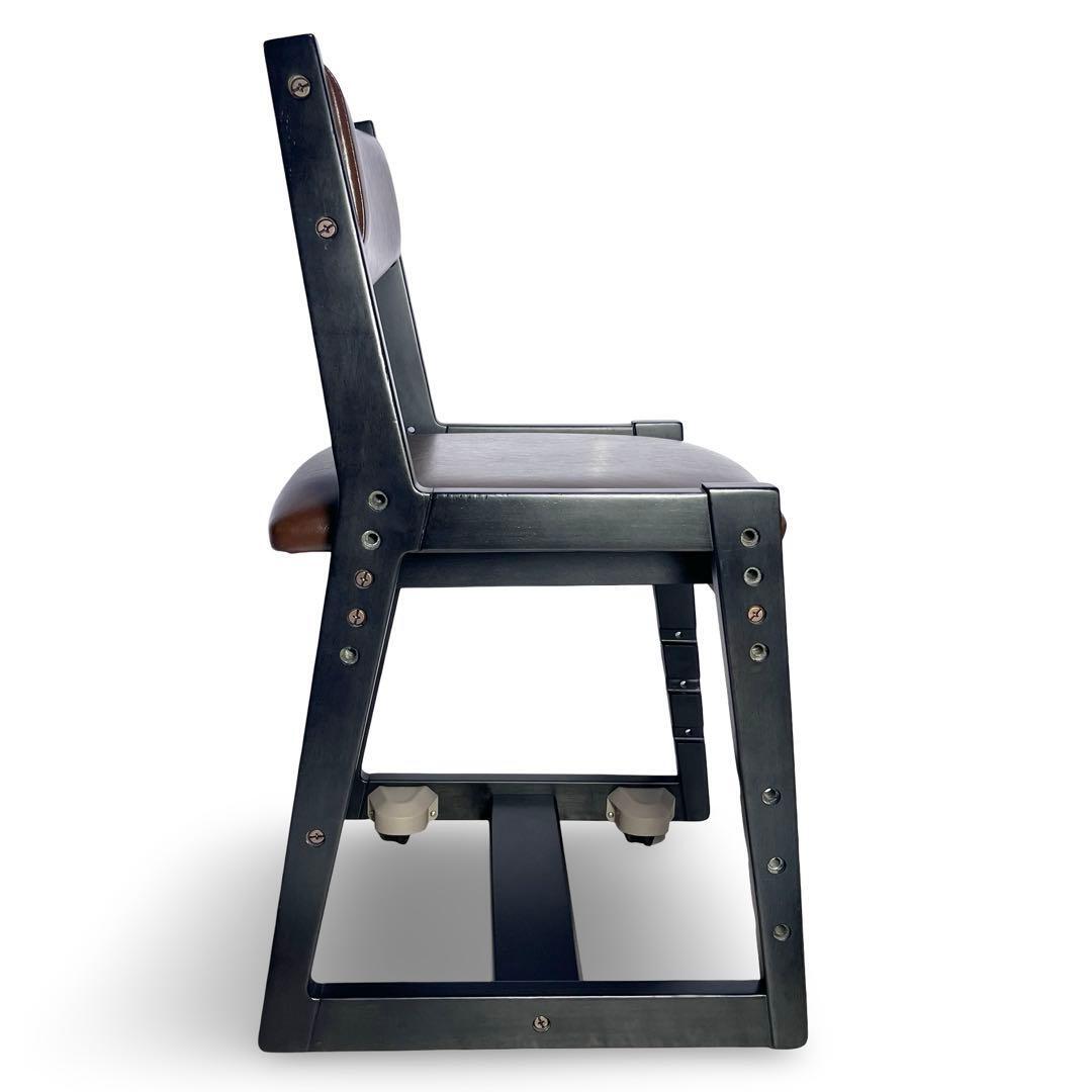 美品コイズミファニテック Rutra チェア SDC-738 ダークブラウン_画像4