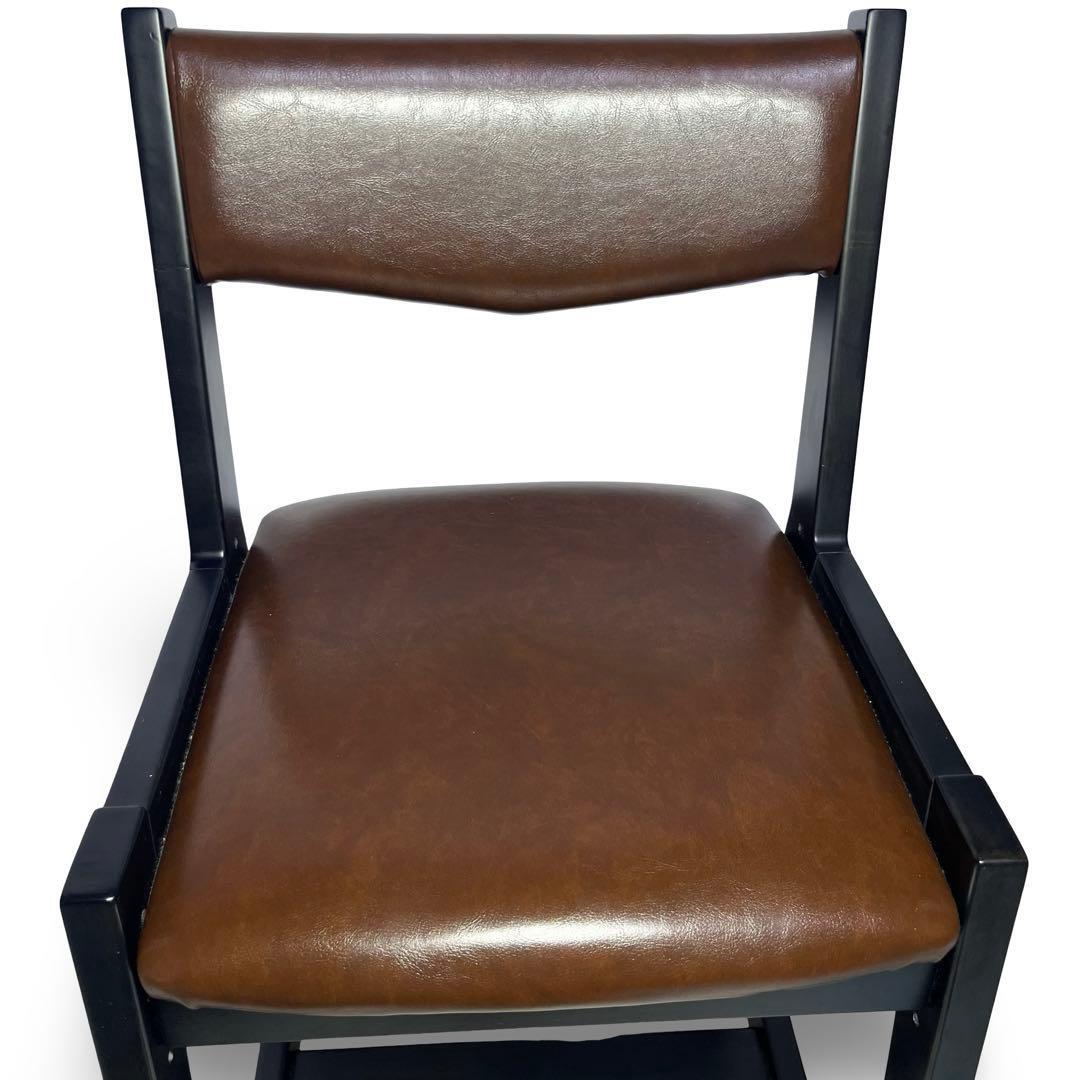 美品コイズミファニテック Rutra チェア SDC-738 ダークブラウン_画像6