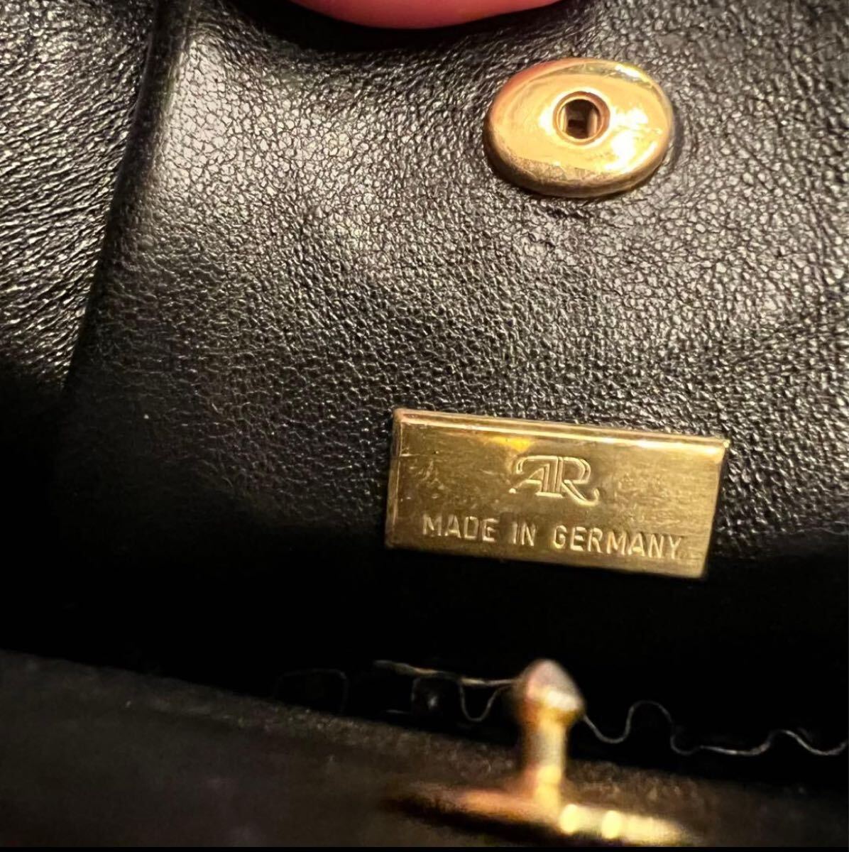 AR アルフレッドロー　IRV認定クロコダイル ショルダーバッグ 軽量 ドイツ製_画像7