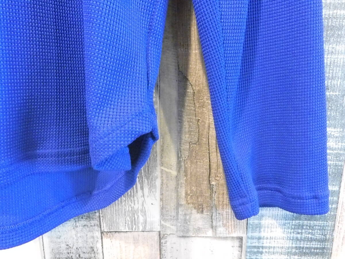 新品 送料込 70%off 10450円→2990円 ステフィン カリー速乾生地 長袖 フーディ シャツ 青黄色 100% 本物 正規品 Ｌ_画像3