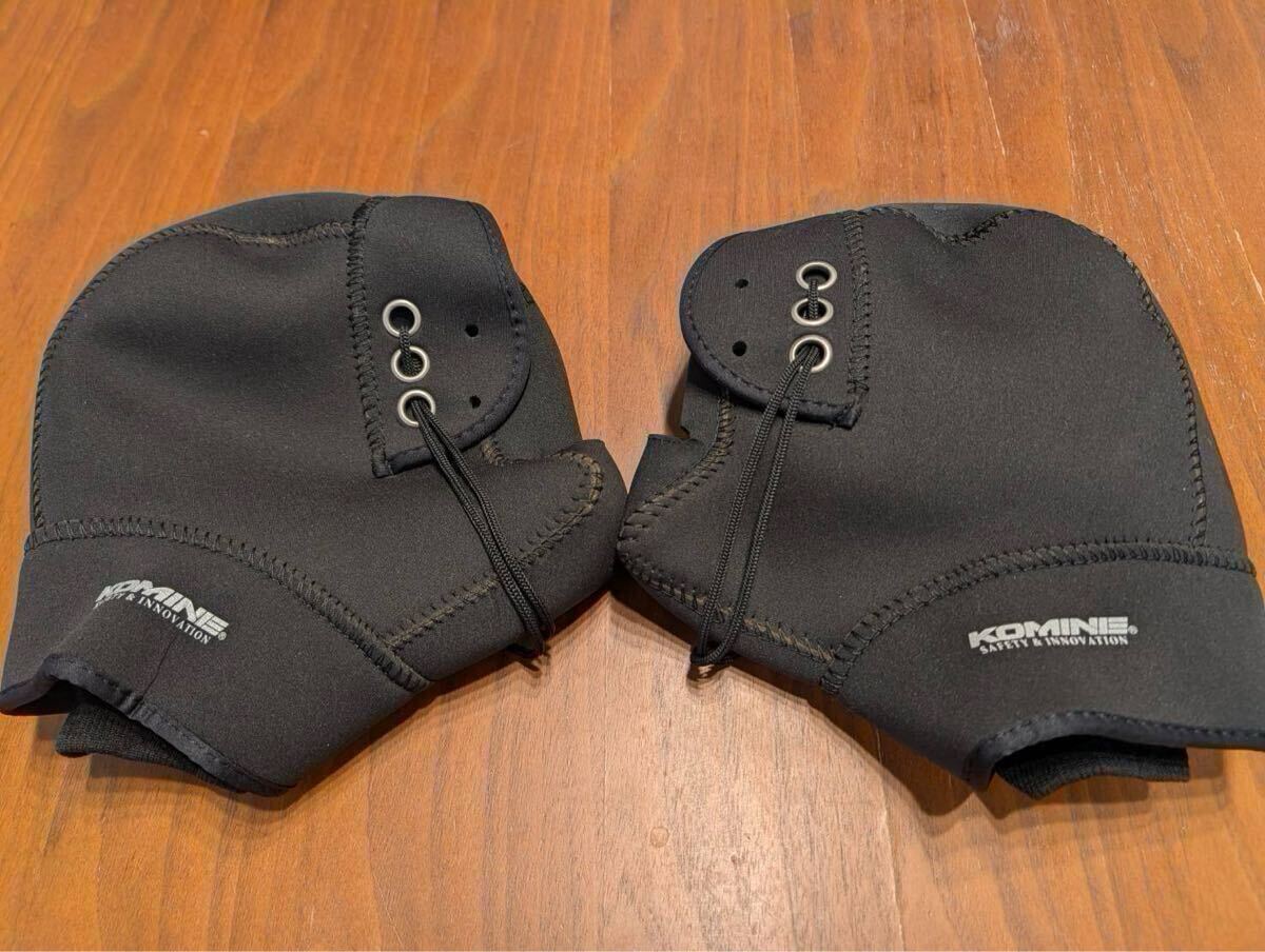 ★送料無料★宅急便コンパクト★ コミネ ハンドルカバー KOMINE ブラック バイク グローブ 防寒_画像1