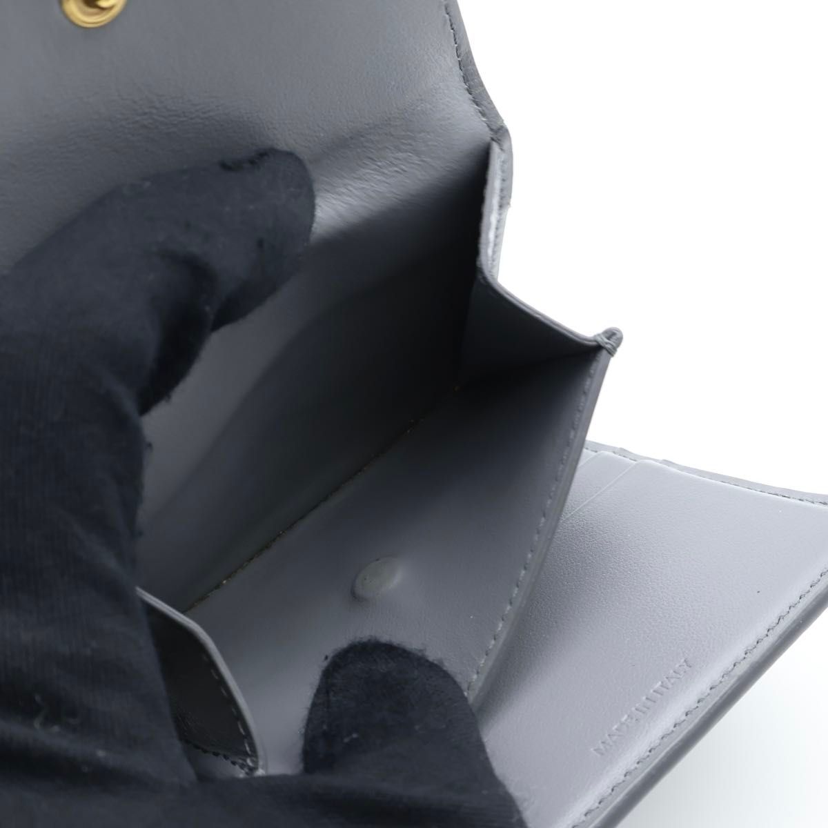 【極美品】CELINE トリフォールド　三つ折り財布　グレー_画像5