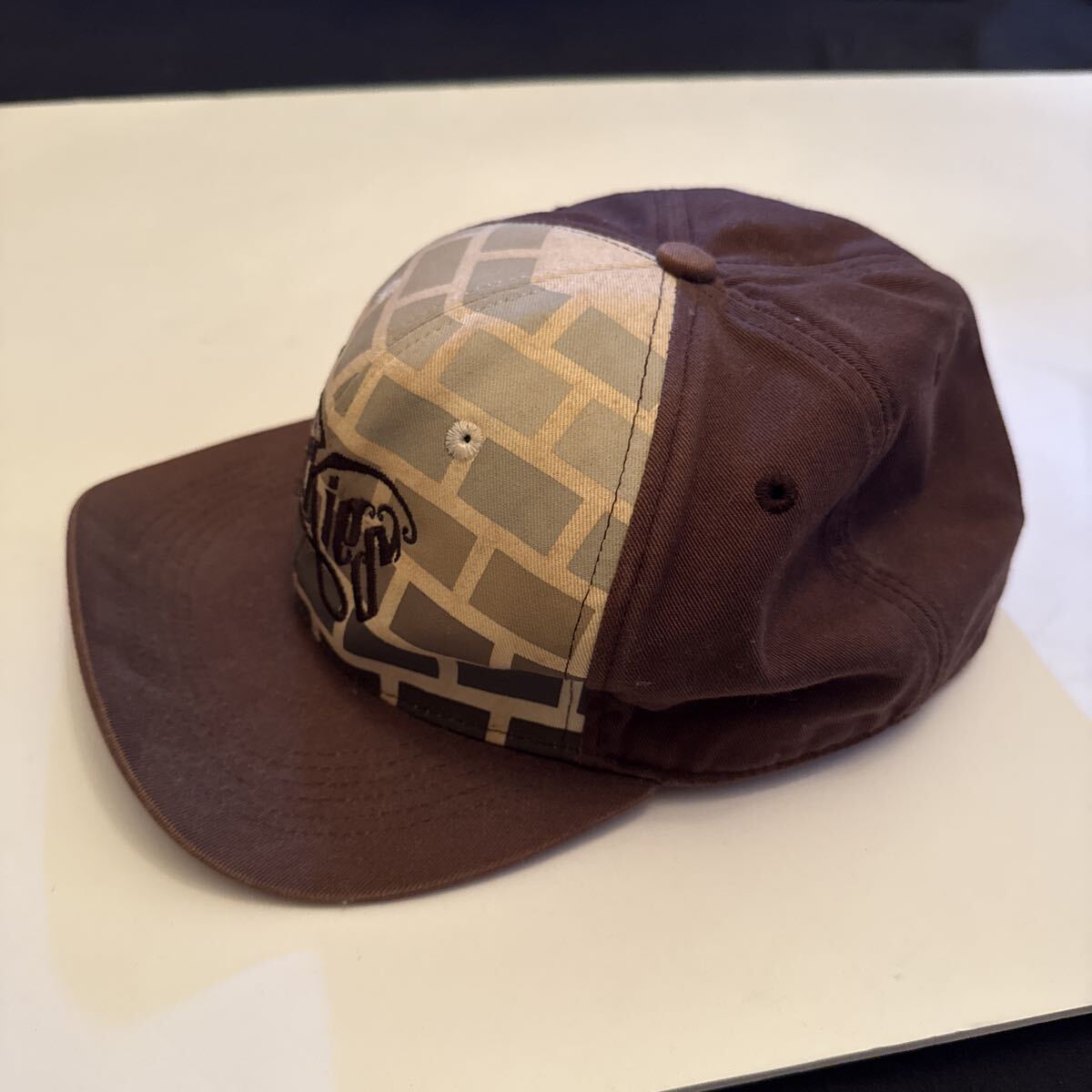 Dickies ディッキーズ キャップ 帽子 L サイズ 茶 当時物_画像2