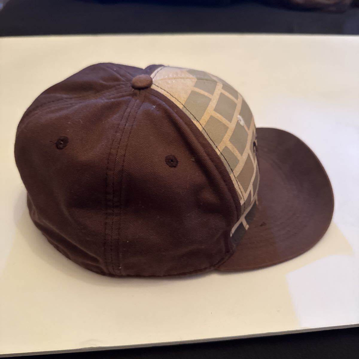 Dickies ディッキーズ キャップ 帽子 L サイズ 茶 当時物_画像4