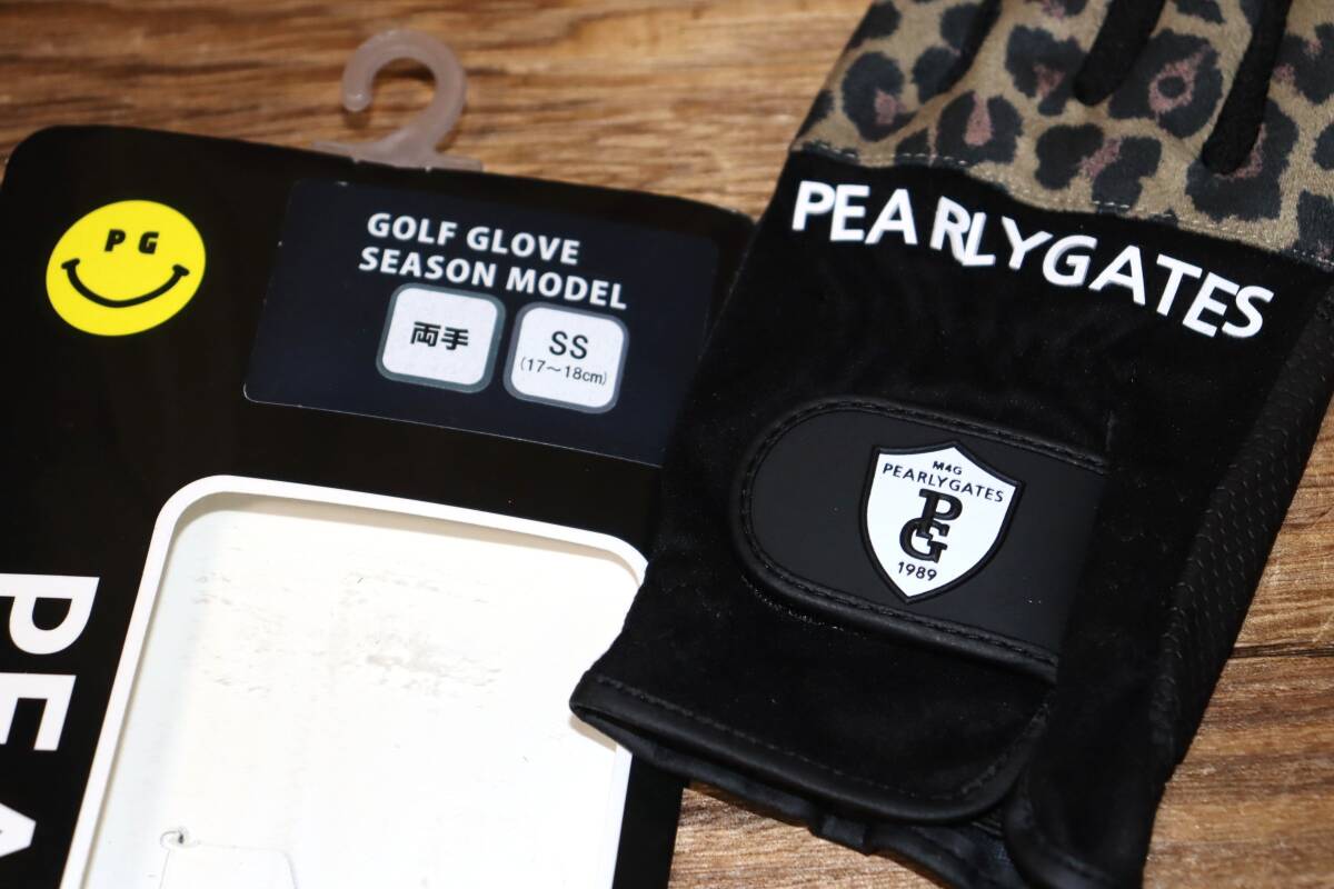 送料無料 特価即決【未使用】 PEARLY GATES ★ 両手用 ゴルフ グローブ (SS/17~18cm)★ パーリーゲイツ 手袋 053-2285002 併_画像4