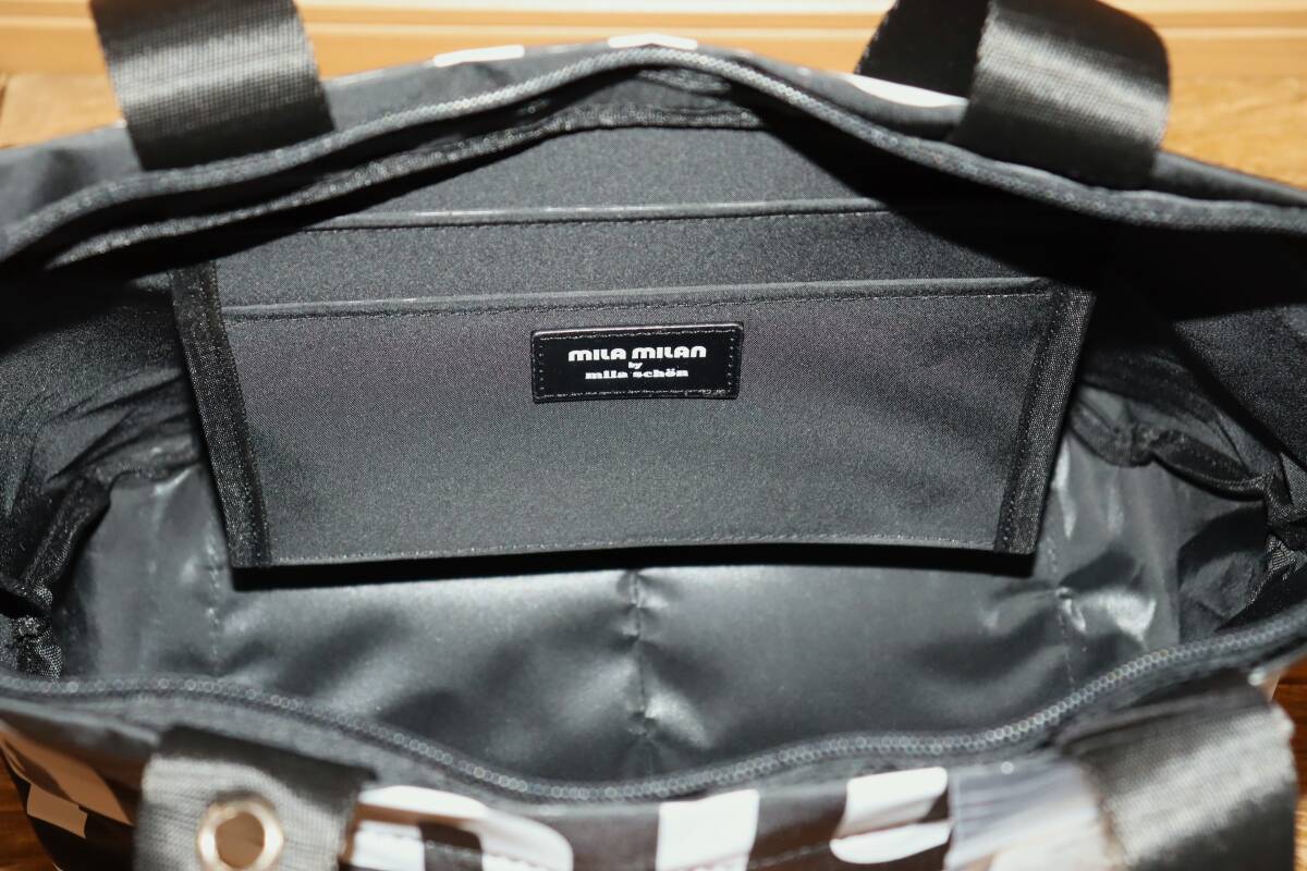 送料無料 即決【未使用】 mila milan ★ コスタ トートバッグ ★ ミラミラン ミラショーン 税込定価1万4300円 248702 _画像4