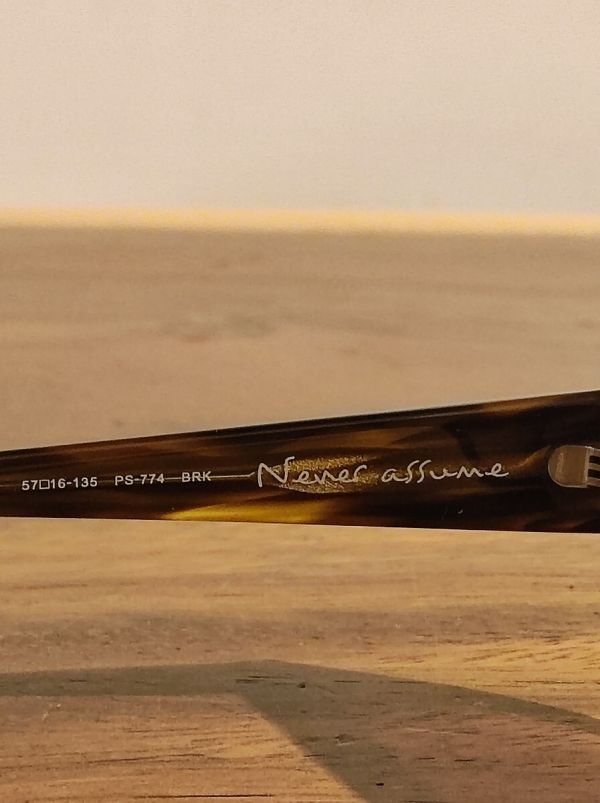 Paul Smith PS-774 OX новый товар солнцезащитные очки сделано в Японии Never Assume ограниченная модель высококлассный линия черный × Brown бесплатная доставка очки солнцезащитные очки 