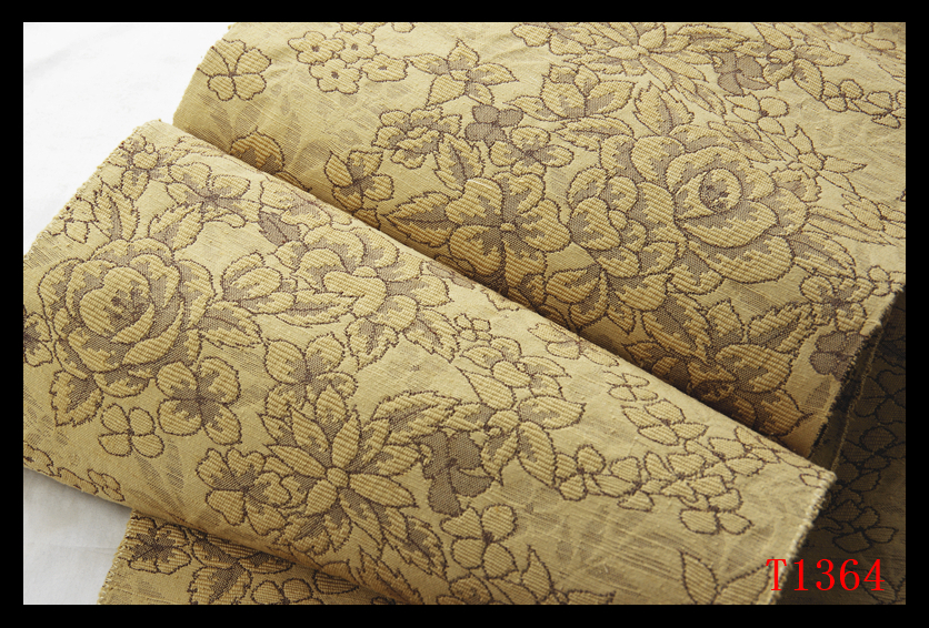 蔵【T1364】厳選逸品　紬　木蘭色地　気品豊かに　正絹高級美術名古屋帯　◇検◇簪着物袋帯和装小物帯締め_画像3