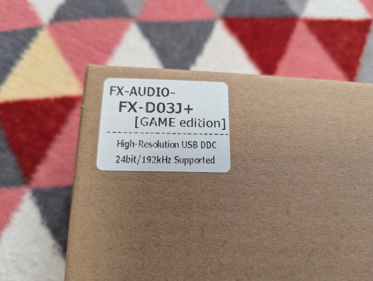 ② 未使用 FX AUDIO FX-D03J + GAME edition Nintendo Switch2 Switch PS5 PS4 などに USB DDC_画像2