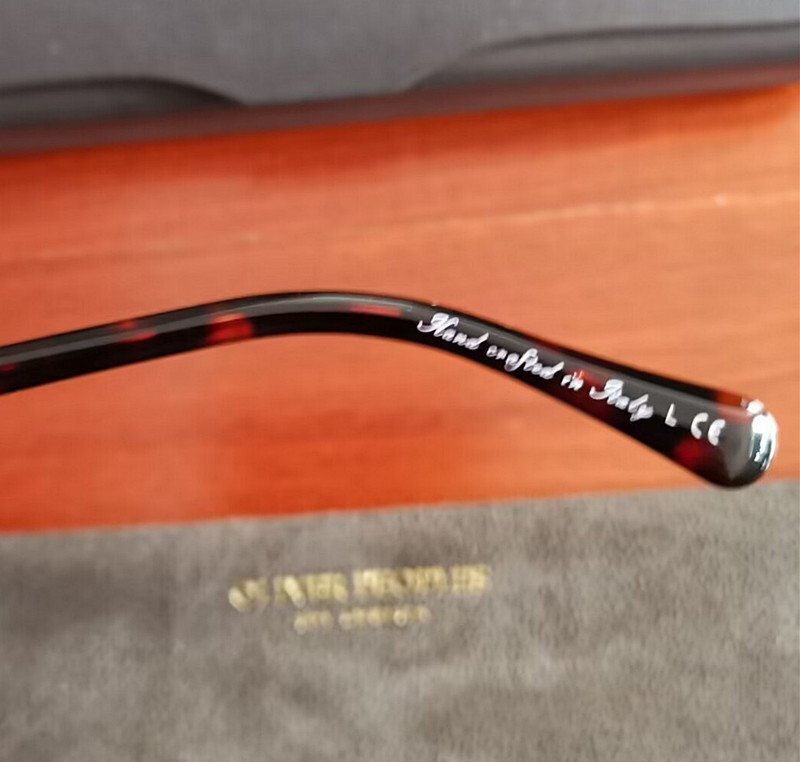 最高級*イタリア製★「OLIVER PEOPLES/オリバーピープルズ」伝説の大人気作・OV5186・ボストン・メガネフレーム/鼈甲/眼鏡_画像7
