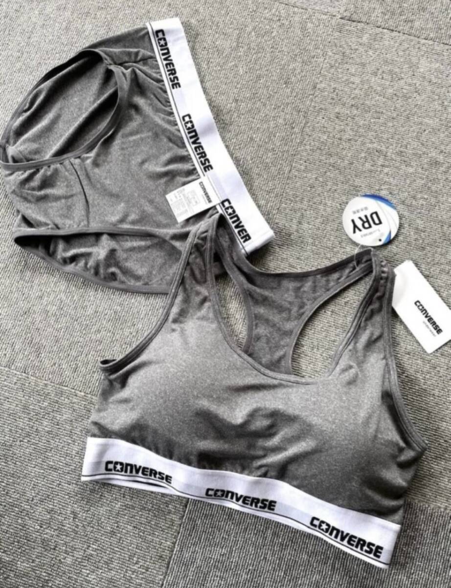《converse》スポーツブラ ショーツ セット　Lサイズ［555CR］_画像1