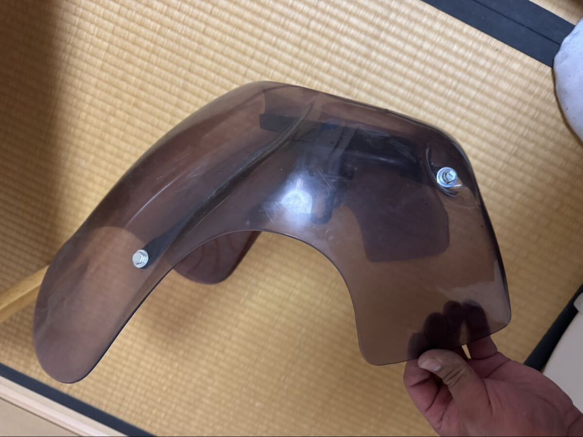 マニア必見【当時物】FUTURA 透明カウル Z1 Z2 gt380 gt750 gs400 z400fx cb750four cb400four 250ss 350 kh_画像3