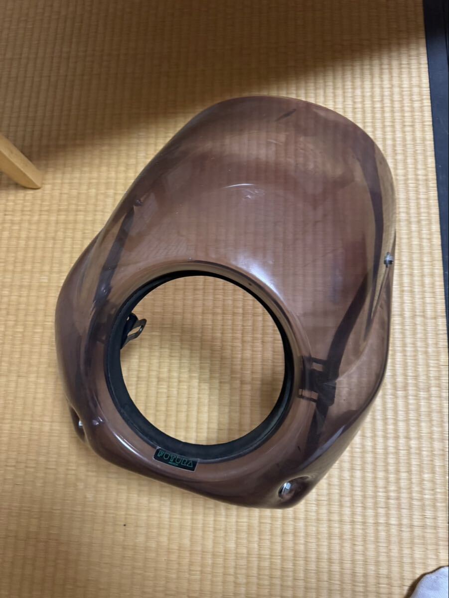 マニア必見【当時物】FUTURA 透明カウル Z1 Z2 gt380 gt750 gs400 z400fx cb750four cb400four 250ss 350 kh_画像1