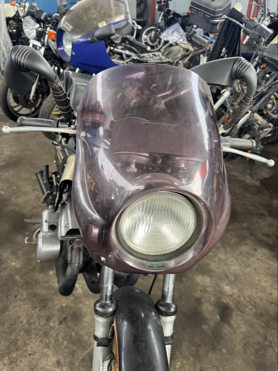 マニア必見【当時物】FUTURA 透明カウル Z1 Z2 gt380 gt750 gs400 z400fx cb750four cb400four 250ss 350 kh_画像7