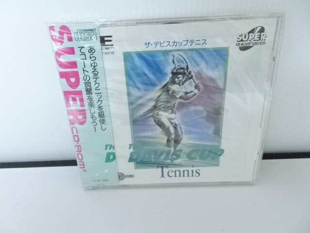 送料無料 未開封品 未使用品 PCエンジン CD-ROM2『ザ・デビスカップテニス』ゲーム ソフト_画像1